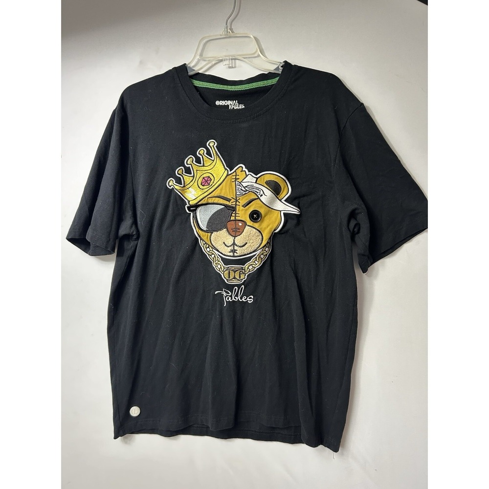ORIGINAL FABLES "OG" Textured Graphic TShirt - Men's Size XL Hip‎ Hop Swag Drip